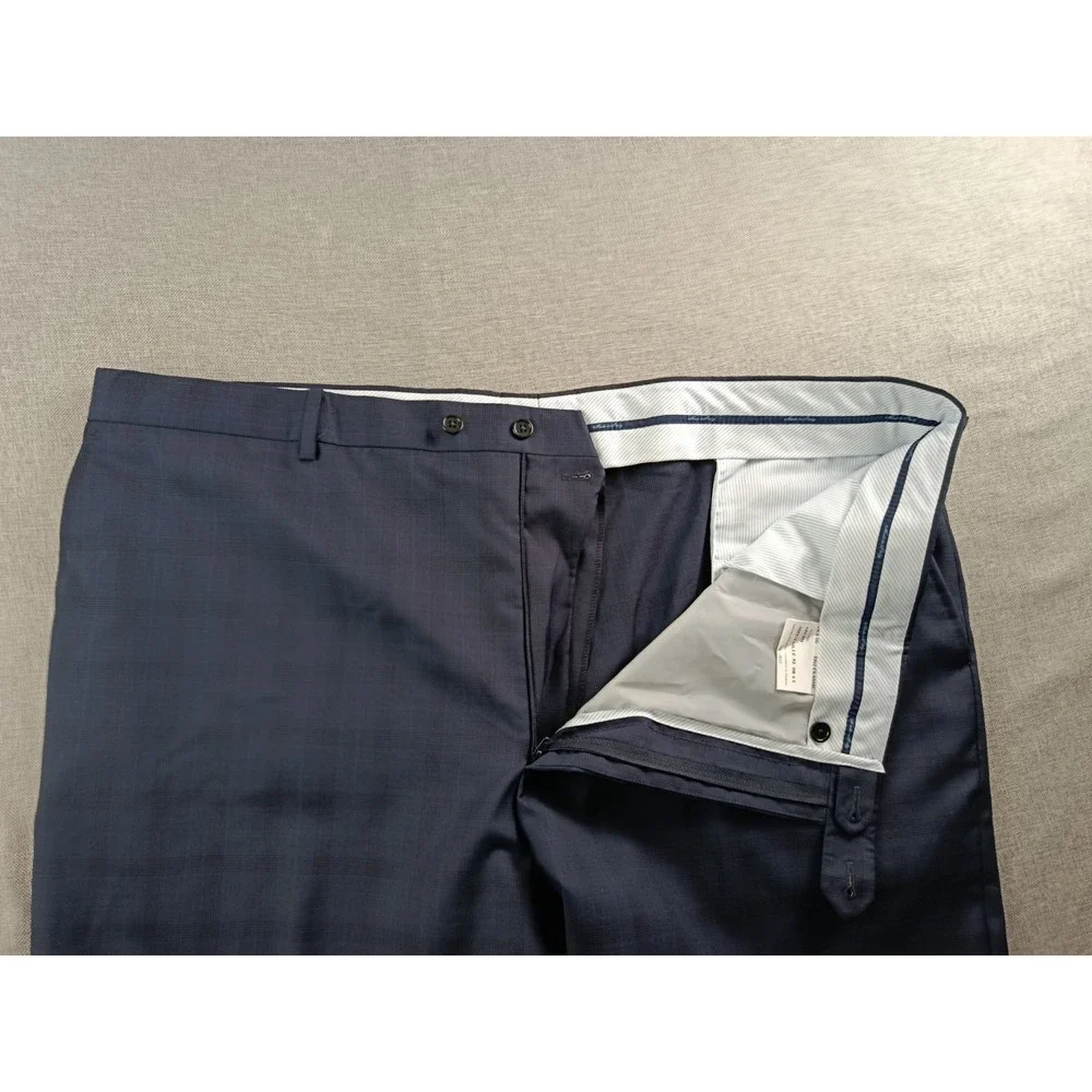 Ermenegildo Zegna Teaveller Saks Fifth Avenue Suit Men 52 Glen Plaid Pants 46X31